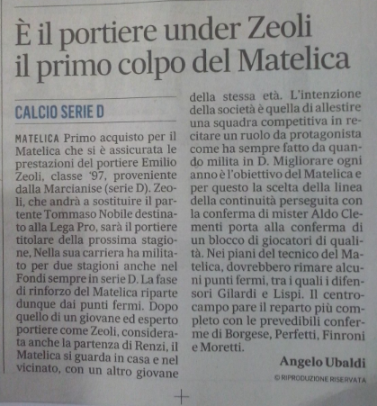 Il Messaggero 18-06 -2016